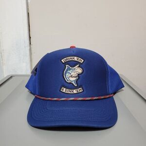 Avid Watering Hole Hat / Cap Adjustable Snapback MH1221703 Blue/Red